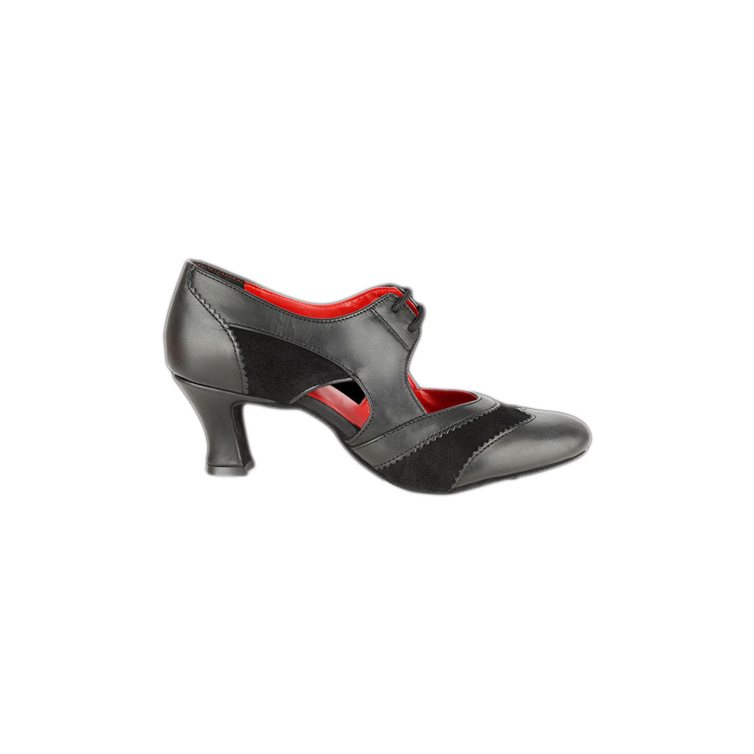 Papoutsia Latin Practice Gynaikeia Xeiropoihta Ray Rose Lorna Lee Leather Suede Profile MelizDanceShop