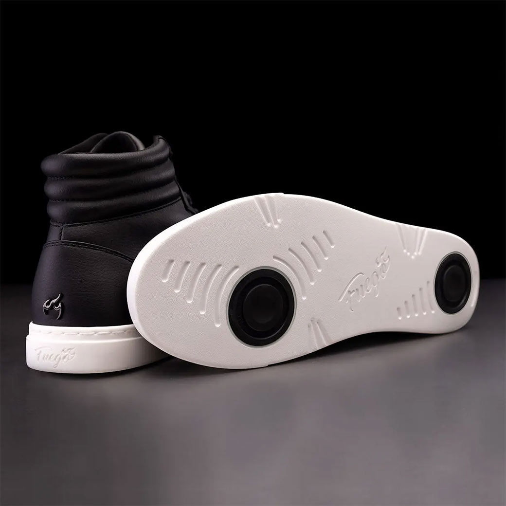 Papoutsia Xorou Athlitika Fuego High Top Black Pair Sole MelizDanceShop