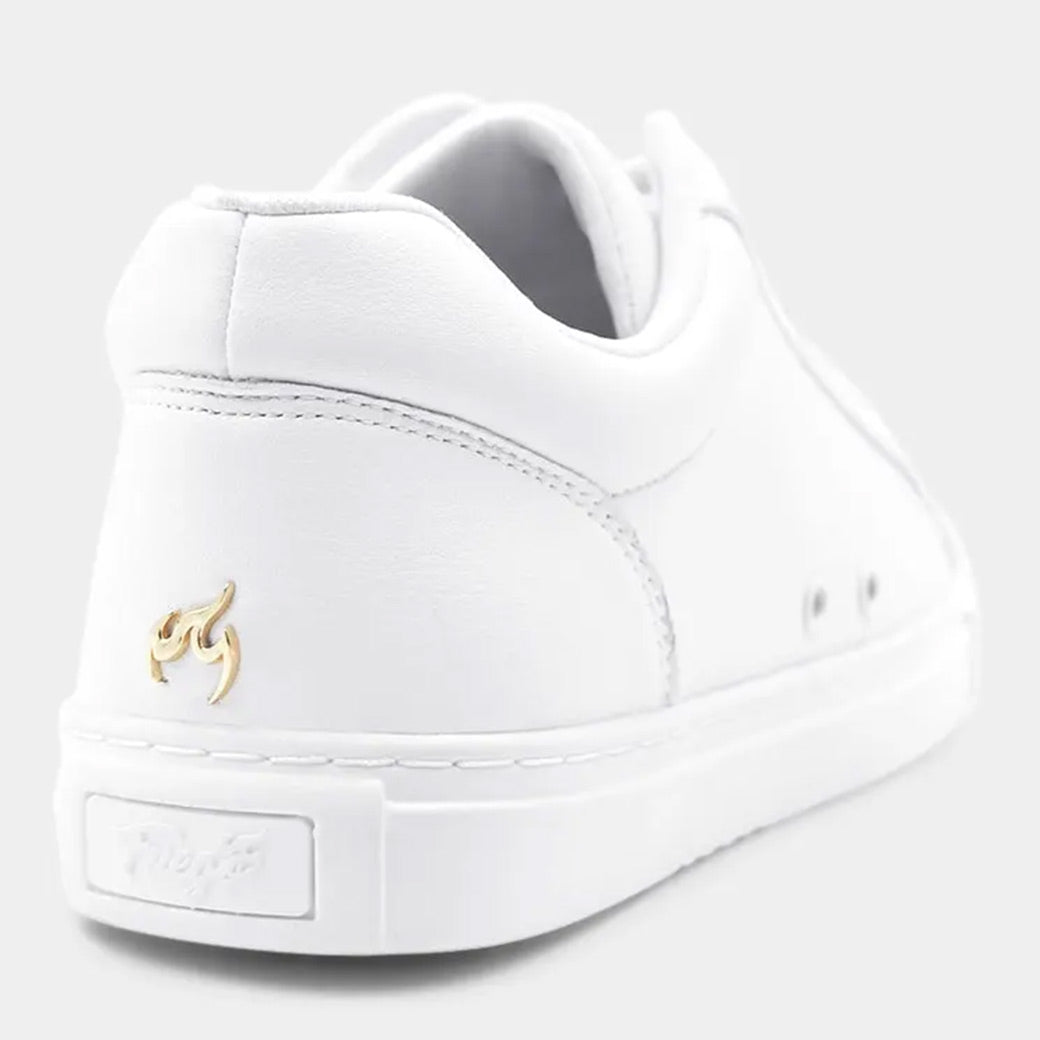 Papoutsia Xorou Athlitika Fuego Low Top White Back MelizDanceShop