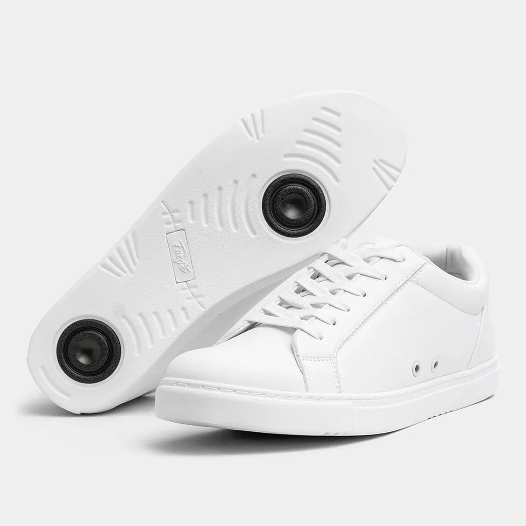 Papoutsia Xorou Athlitika Fuego Low Top White Pair Sole MelizDanceShop
