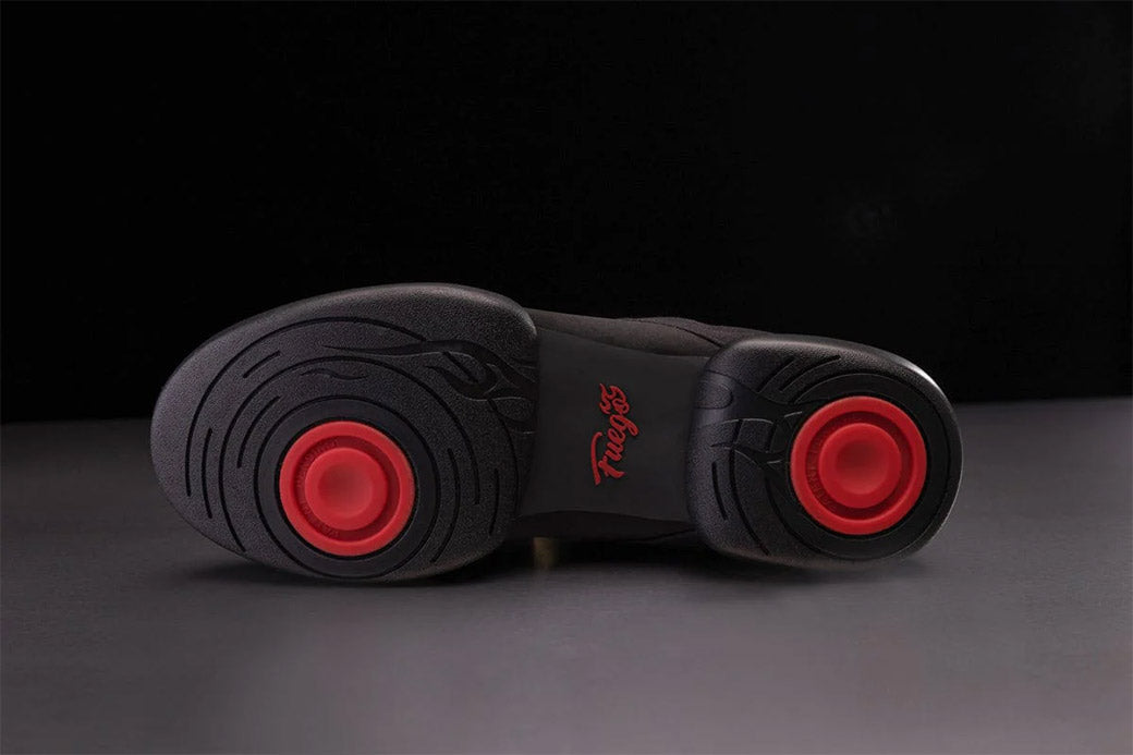 Papoutsia Xorou Athlitika Fuego Split Sole All Black Sole MelizDanceShop