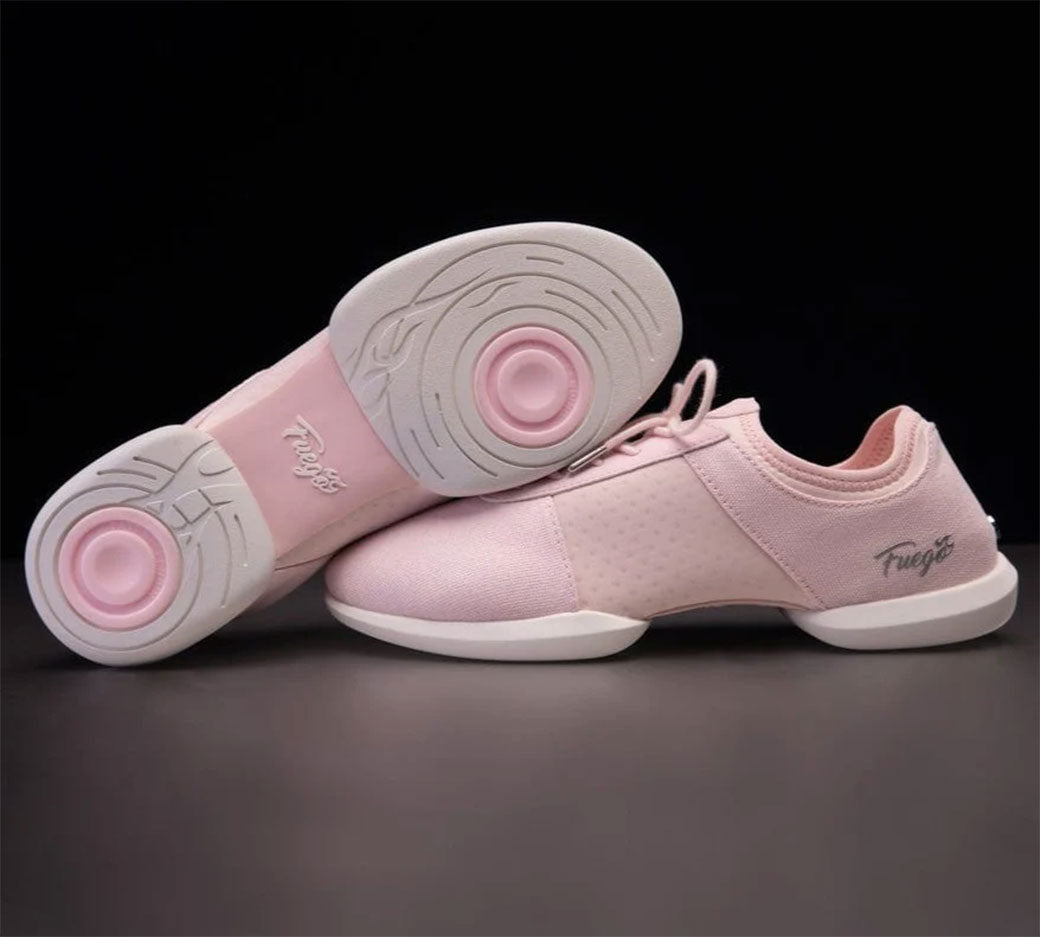 Papoutsia Xorou Athlitika Fuego Split Sole Pink Profile MelizDanceShop