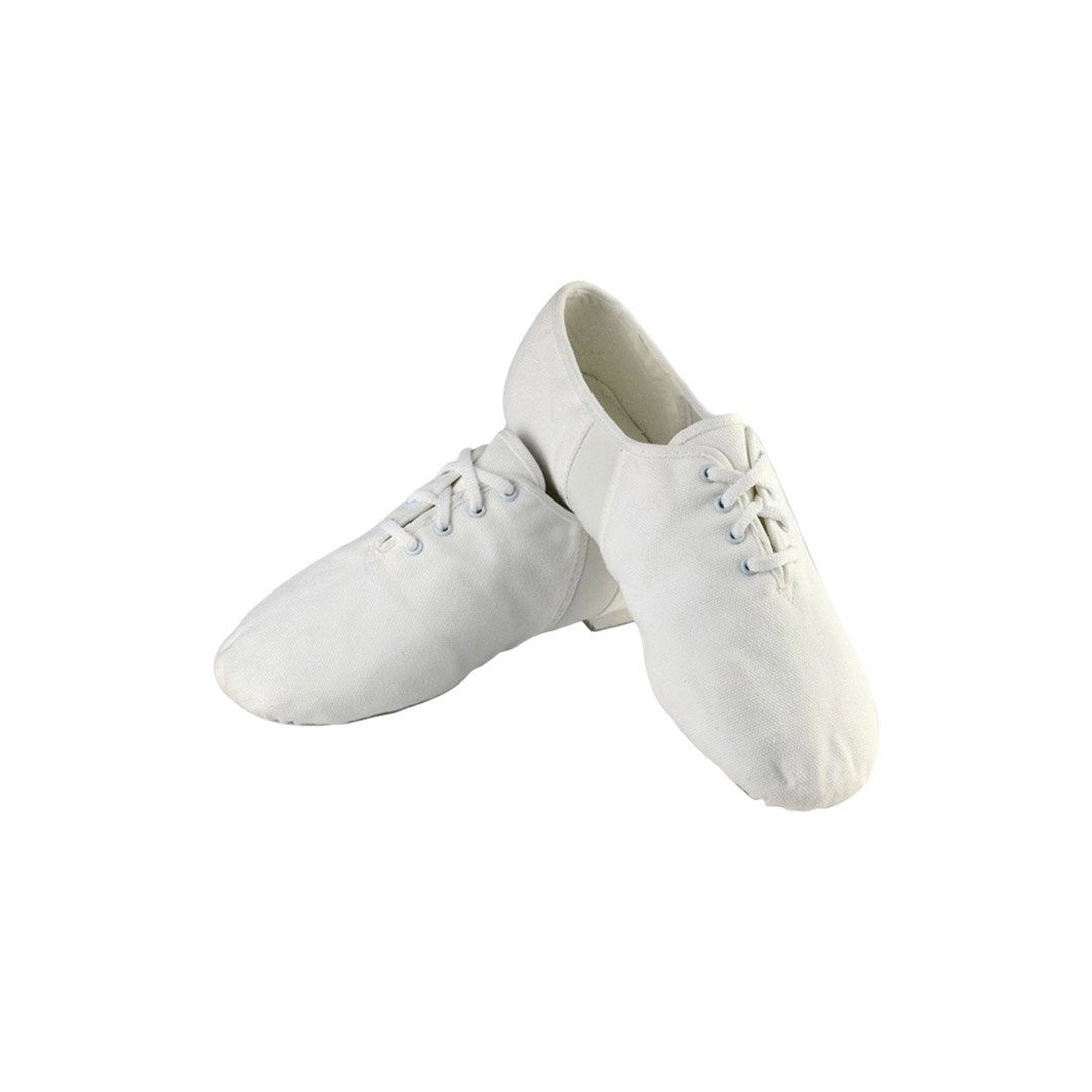 Papoutsia Xorou Jazz Unisex Sansha Tivoli Canvas White MelizDanceShop
