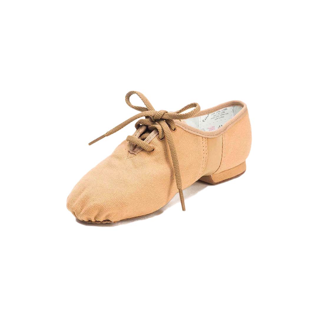 Papoutsia Xorou Jazz Unisex Sansha Tivoli Canvas Tan MelizDanceShop