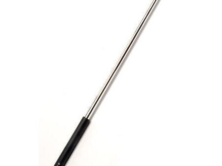 Ribbon Stick Mpagketa Kordelas Rythmikis Gymnastikis Agonistiki Pastorelli Mirror Stick FIG 00400 Mirror Silver Black Grip MelizDanceShop