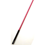 Ribbon Stick Mpagketa Kordelas Rythmikis Gymnastikis Agonistiki Pastorelli Mirror Stick FIG 00400 Mirror Fuchsia Black Grip MelizDanceShop