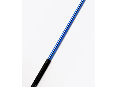 Ribbon Stick Mpagketa Kordelas Rythmikis Gymnastikis Agonistiki Pastorelli Mirror Stick FIG 00400 Mirror Blue Black Grip MelizDanceShop