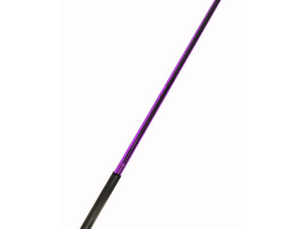Ribbon Stick Mpagketa Kordelas Rythmikis Gymnastikis Agonistiki Pastorelli Mirror Stick FIG 00400 Mirror Violet Black Grip MelizDanceShop