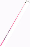 Ribbon Stick Mpagketa Kordelas Rythmikis Gymnastikis Polixrwmi Agonistiki Pastorelli Shaded Glitter Stick FIG 00400 Lilac Fluo Pink Baby Pink Black Grip MelizDanceShop