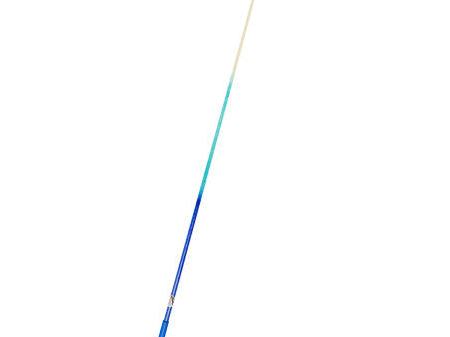 Ribbon Stick Mpagketa Kordelas Rythmikis Gymnastikis Polixrwmi Agonistiki Pastorelli Shaded Glitter Stick FIG 00400 Blue Emerald White Light Blue Grip MelizDanceShop