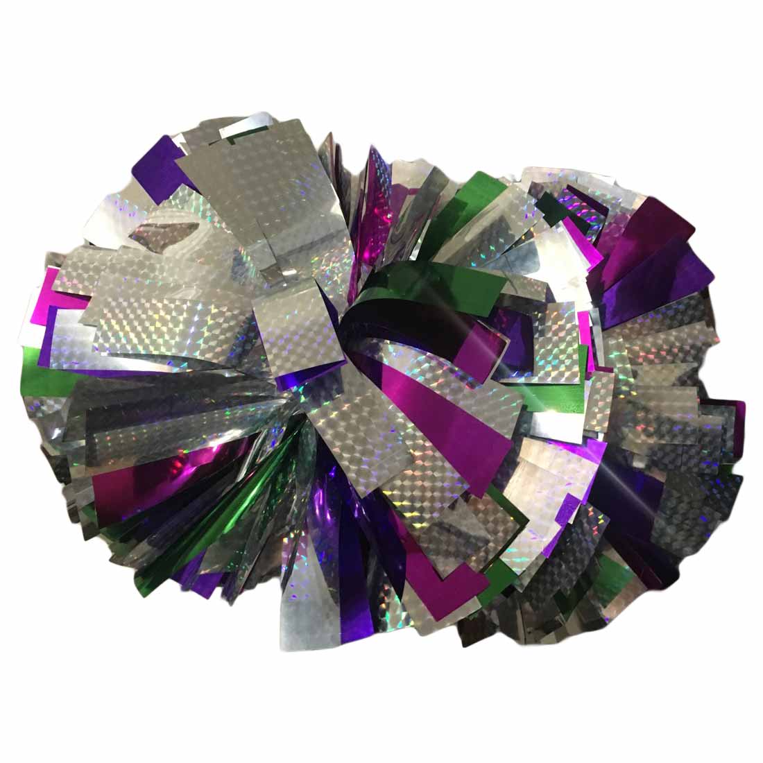 Pom Pom Mazoretes Cheerleaders Polyxromo Holografiko MelizDanceShop