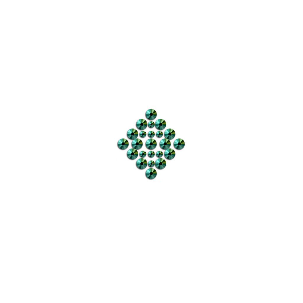 Stras Rhinestones Tipou Swarovski Hot Fix ss16 Malachite Green Iridizon AB Me Kolla MelizDanceShop