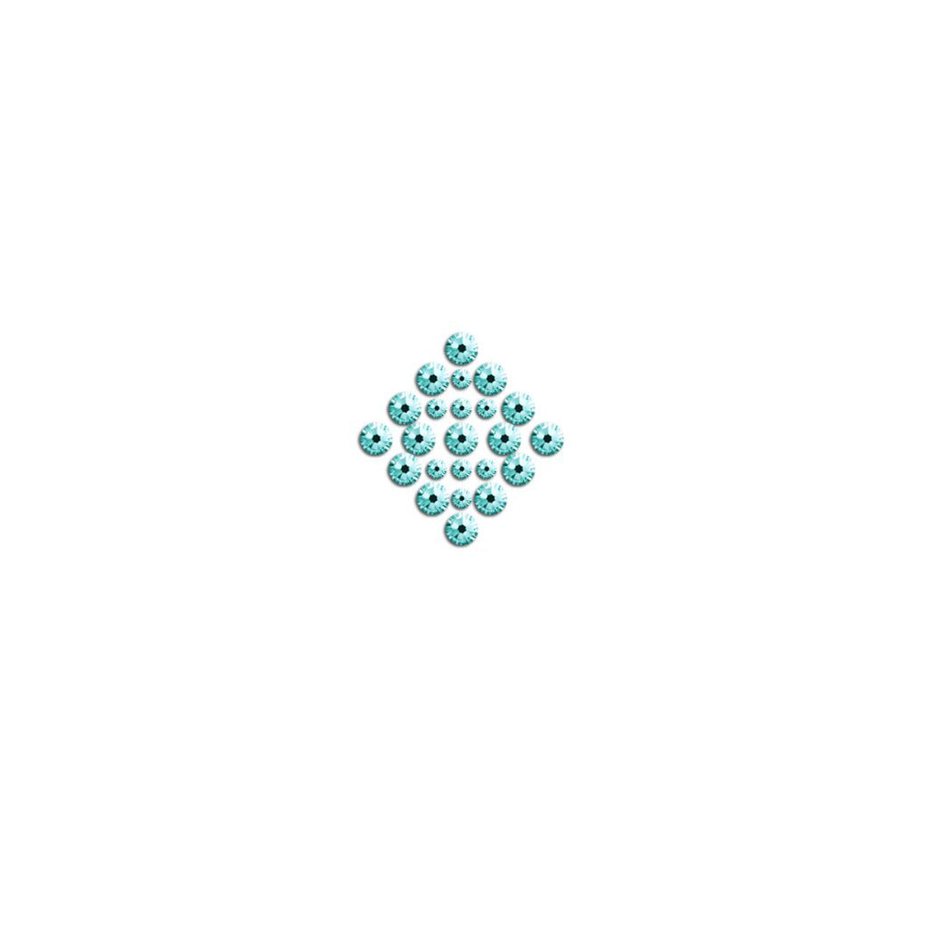 Stras Rhinestones Tipou Swarovski Non Hot Fix ss16 Aqua Xoris Kolla MelizDanceShop