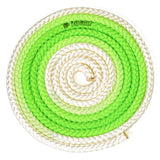 Sxoinaki Rythmikis Gymnastikis Polyxrwmo Agonistiko Pastorelli Multicoloured FIG 00283 White Fluo Green MelizDanceShop