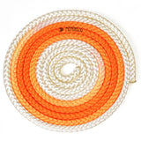 Sxoinaki Rythmikis Gymnastikis Polyxrwmo Agonistiko Pastorelli Multicoloured FIG 00283 White Fluo Orange MelizDanceShop