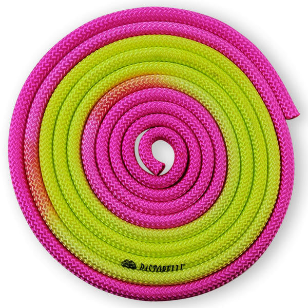 Sxoinaki Rythmikis Gymnastikis Polixrwmo Agonistiko Pastorelli New Orlaeans Multicoloured FIG 00100 Fluo Pink Fluo Yellow MelizDanceShop