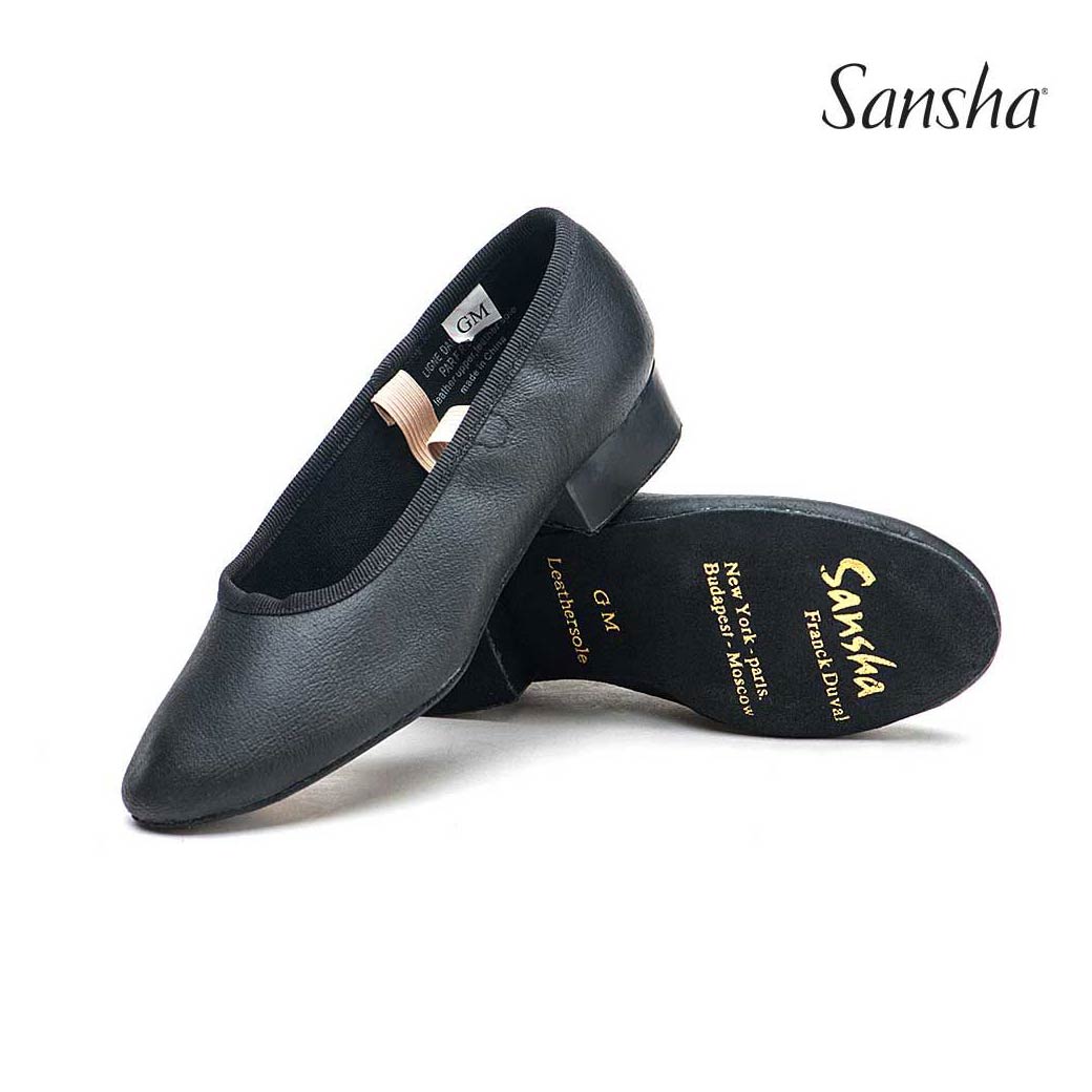 Papoutsia Character Paidika Polka Rondo Leather Black Pair 2 MelizDanceShop